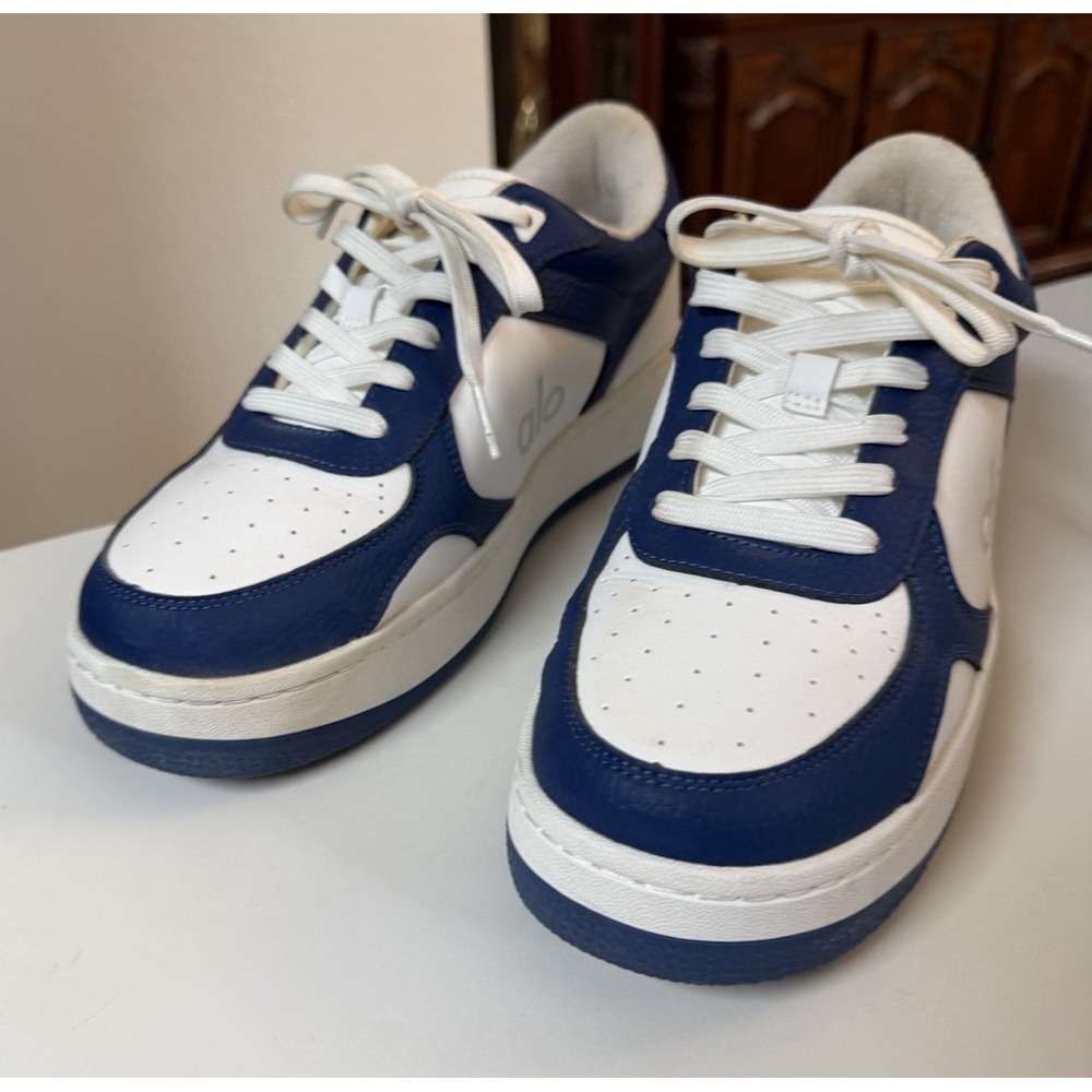 ALO Yoga Recovery Mode Sneakers A0685U Navy White Unisex Men's 8 Women's 9.5